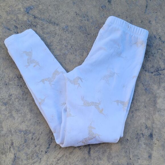 🤸‍♀️3 for 12🤸‍♂️ Cat & Jack Youth Unicorn Leggings M 7/8 - Picture 1 of 4